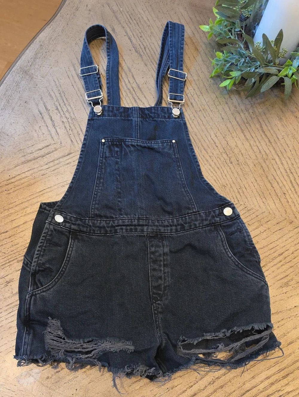 Black Denim Overalls Size 27 BLANKNYC